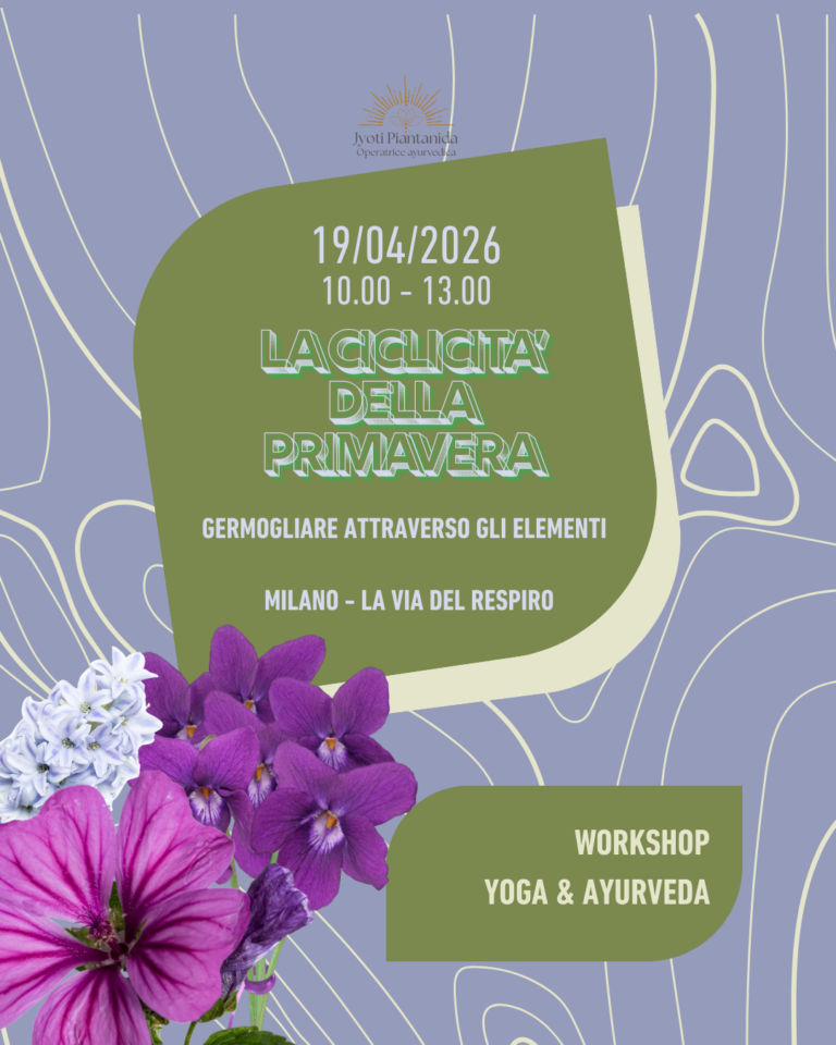 Workshop yoga ayurveda primavera
