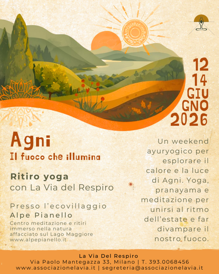 Ritiro yoga ayurveda lombardia 2026