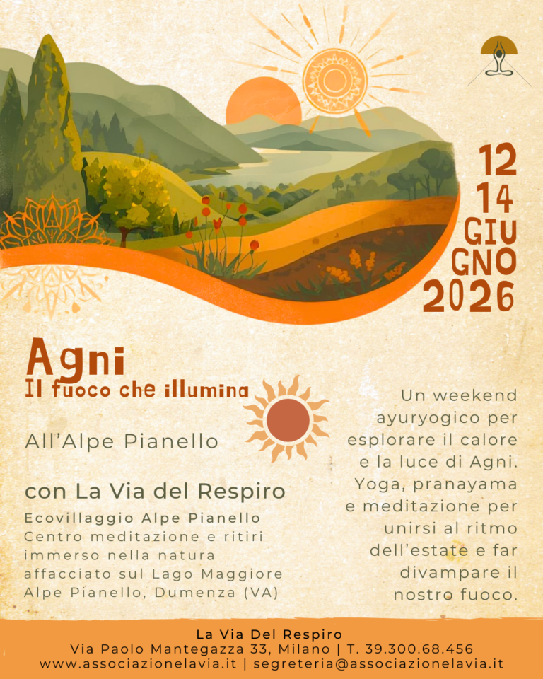 Ritiro yoga ayurveda giugno